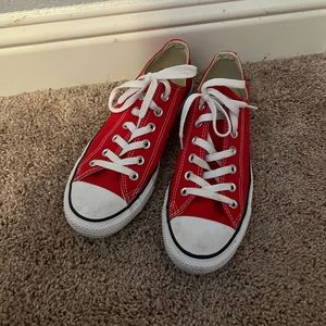 Red Converse Low Top